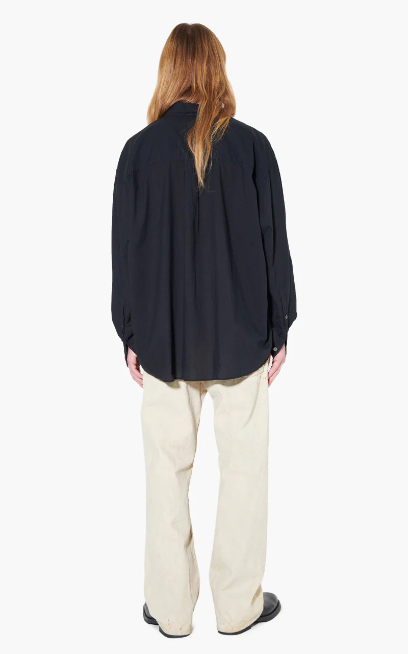 Our Legacy Borrowed BD Shirt Black Voile - Image 4