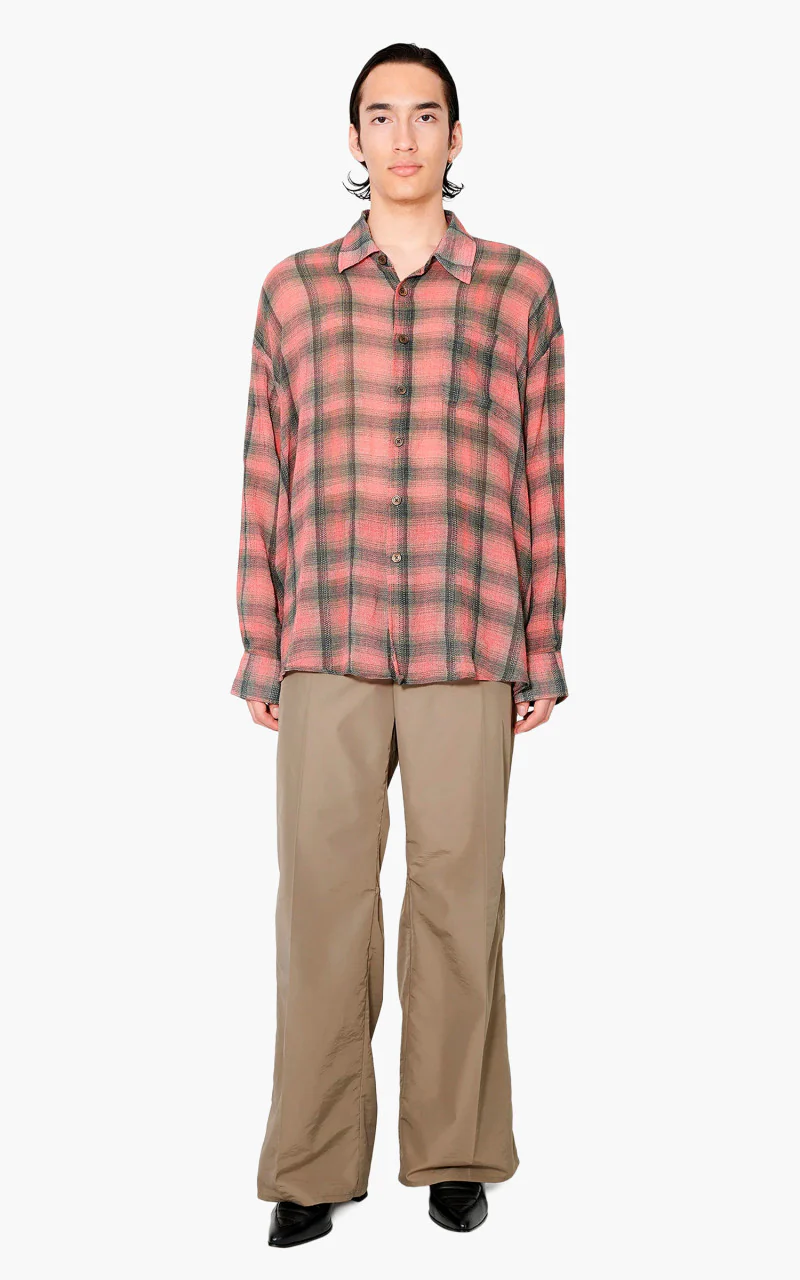 Our Legacy Borrowed Shirt Big Lumbercheck Print - Image 2
