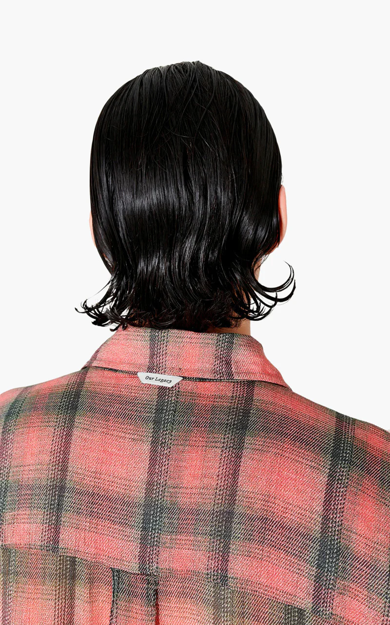 Our Legacy Borrowed Shirt Big Lumbercheck Print - Image 6