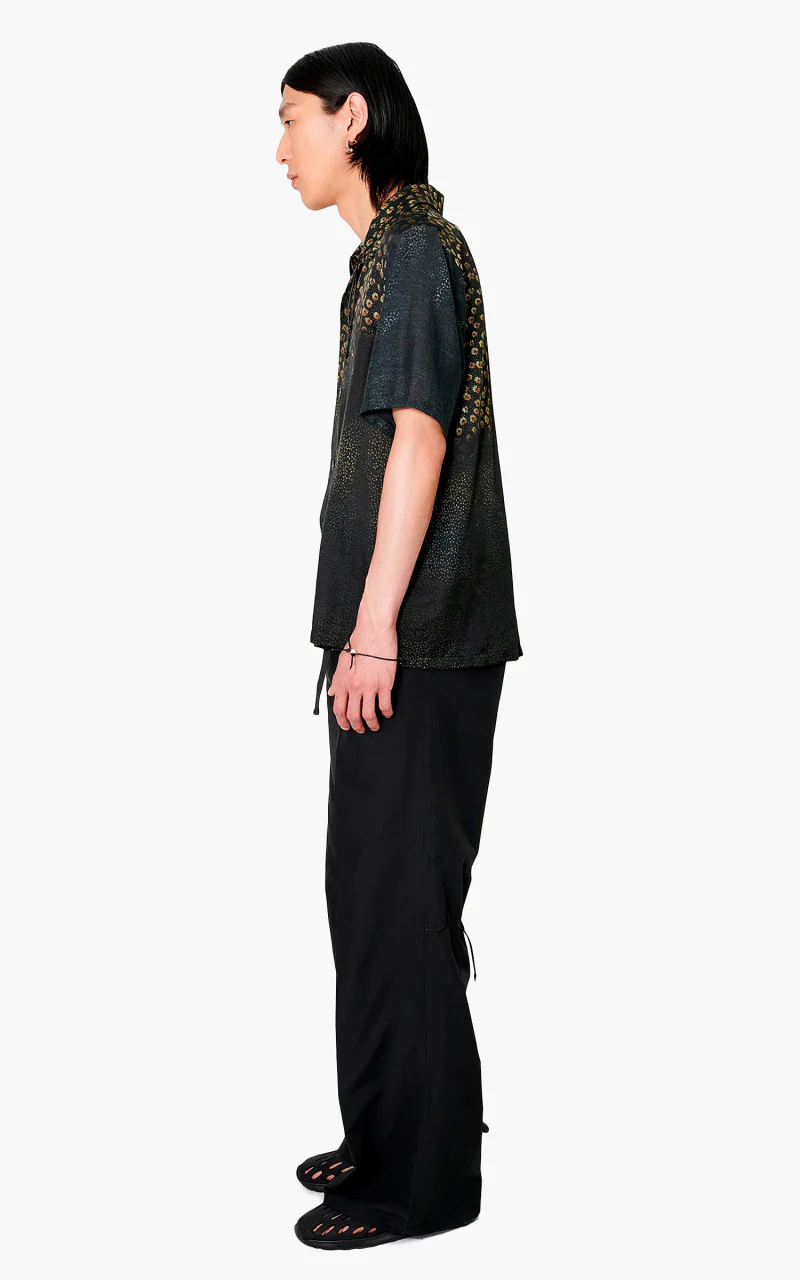 Our Legacy Box Shirt Short Sleeve Dark Flower Print - Image 5
