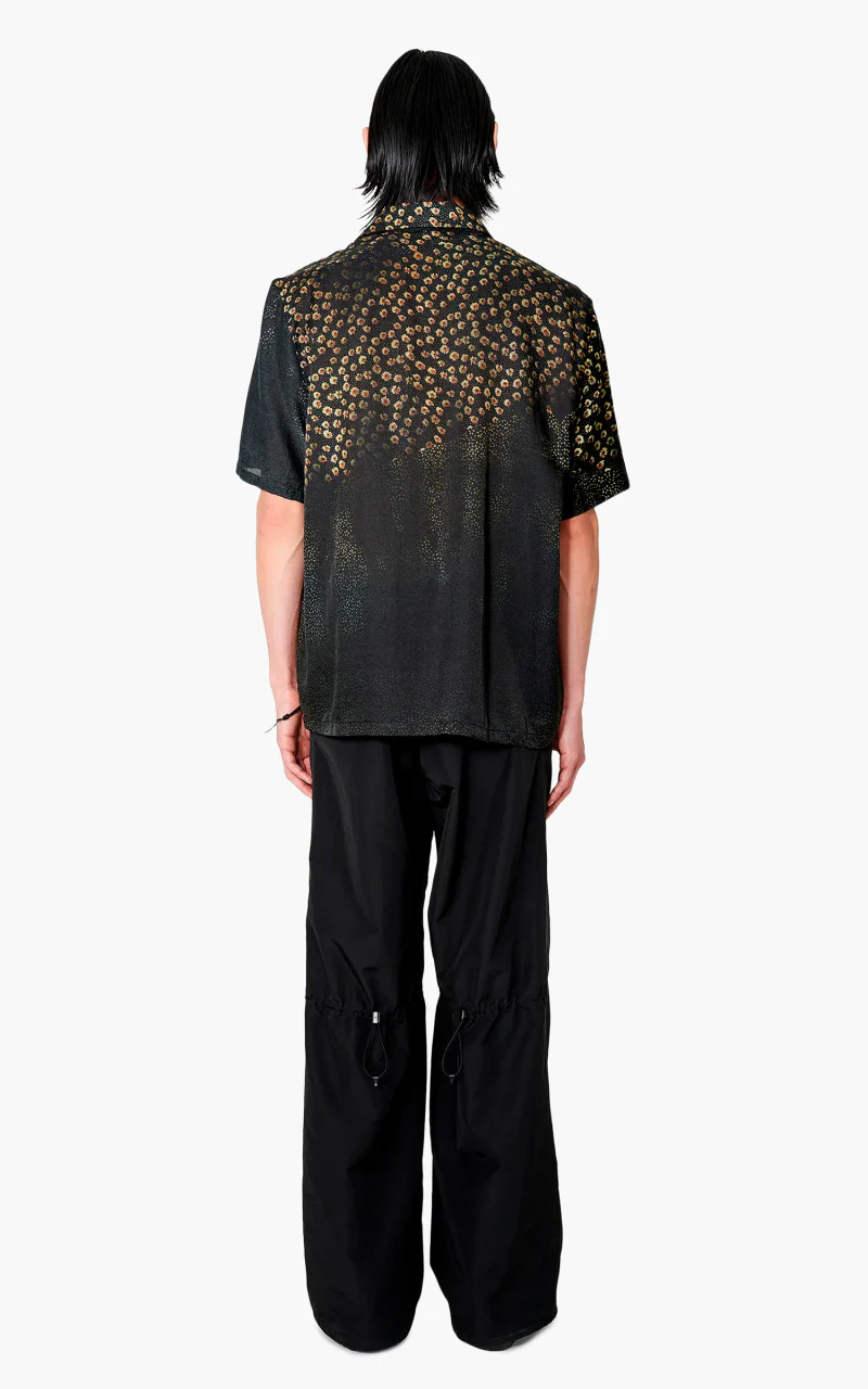Our Legacy Box Shirt Short Sleeve Dark Flower Print - Image 6