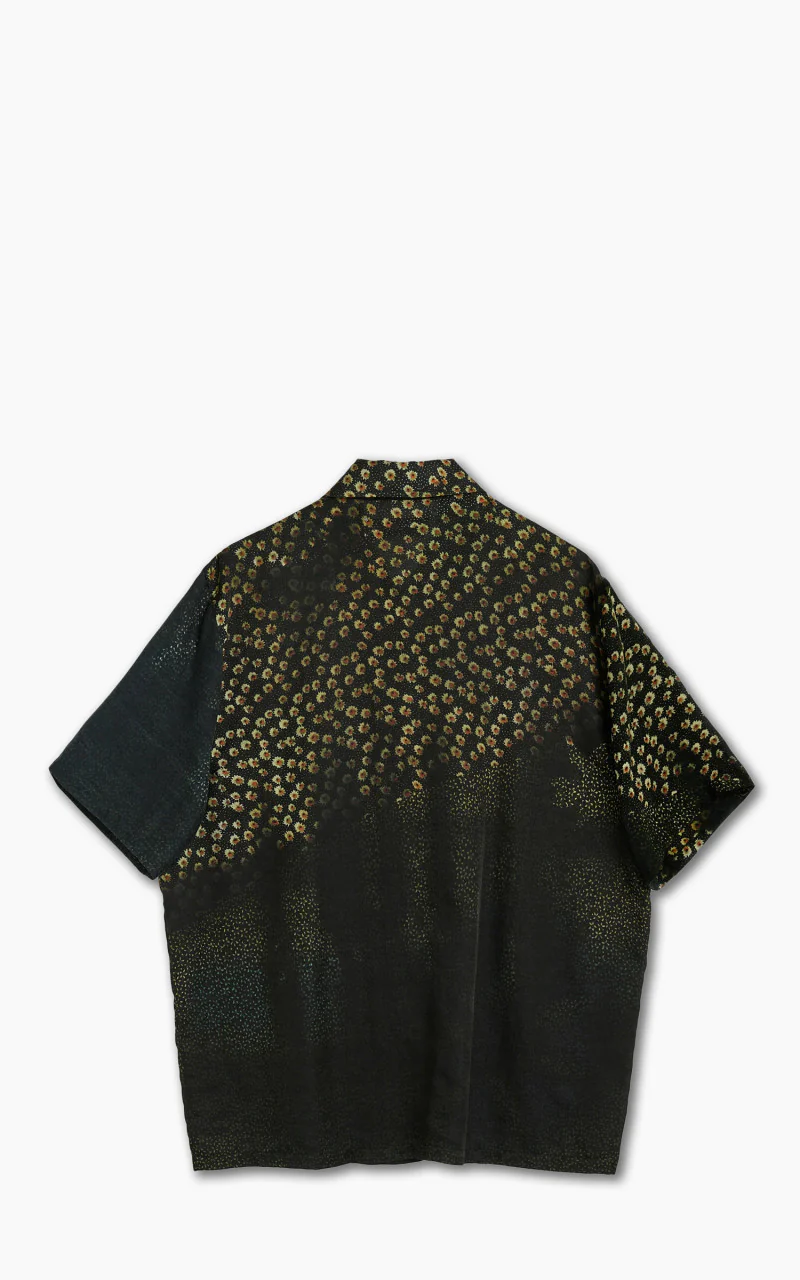 Our Legacy Box Shirt Short Sleeve Dark Flower Print - Image 7