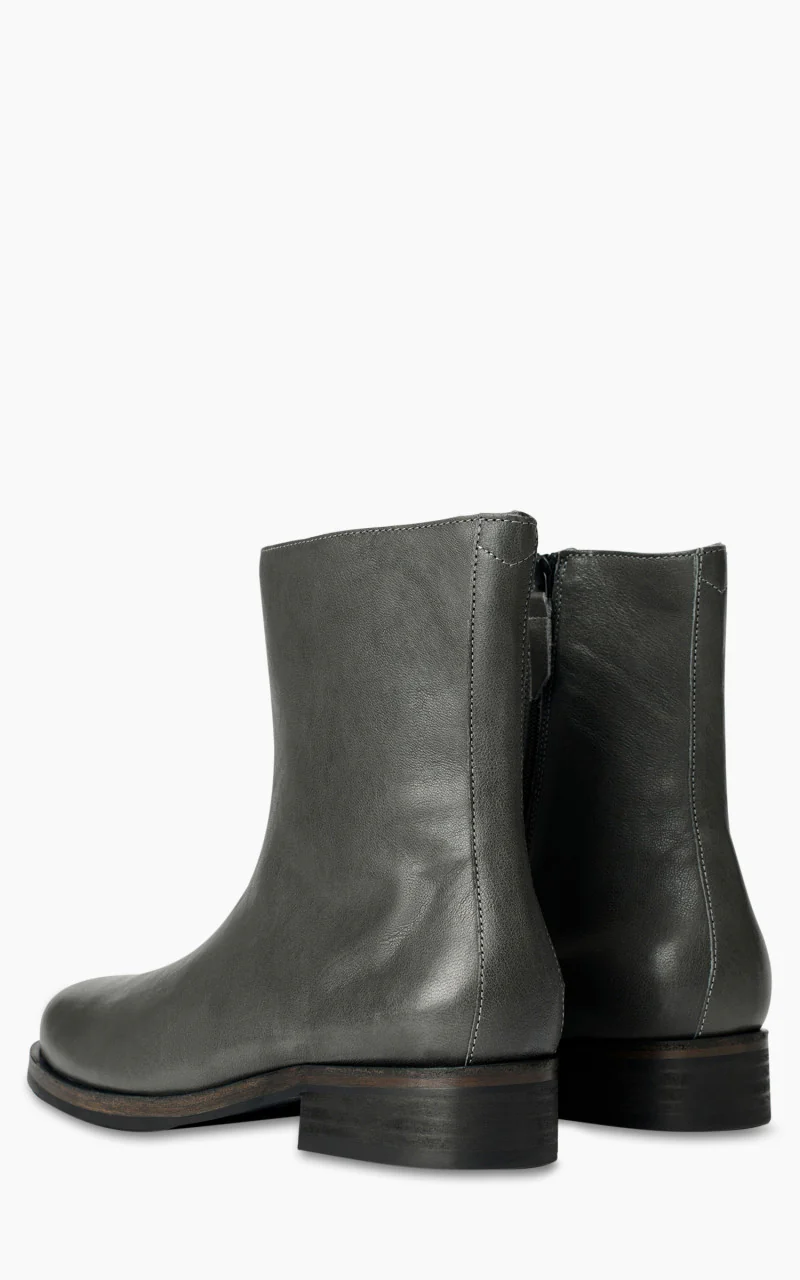 Our Legacy Camion Boot Leather Ash Grey Leather - Image 4
