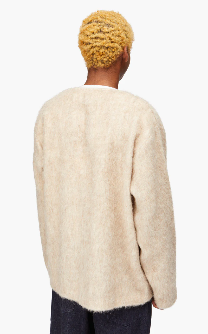 Our Legacy Cardigan Antique White Mohair - Image 5