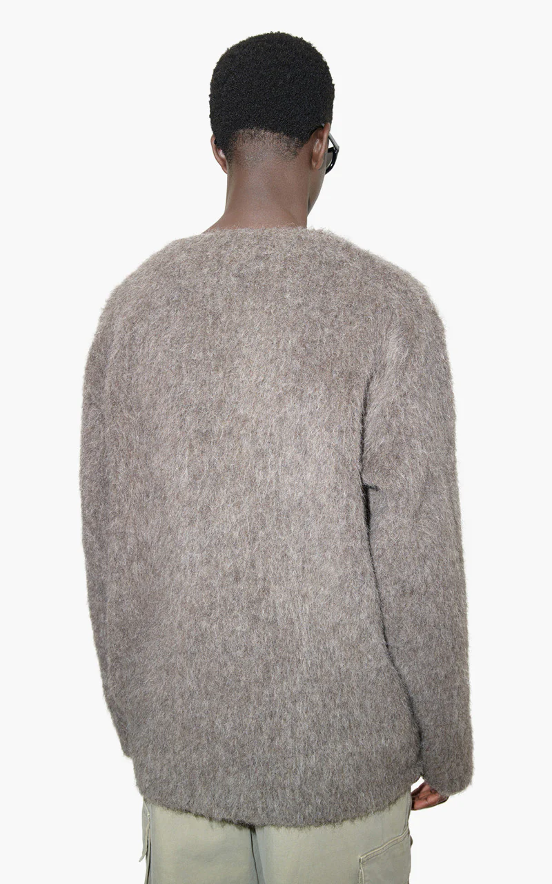 Our Legacy Cardigan Mole Grey Mohair - Image 7