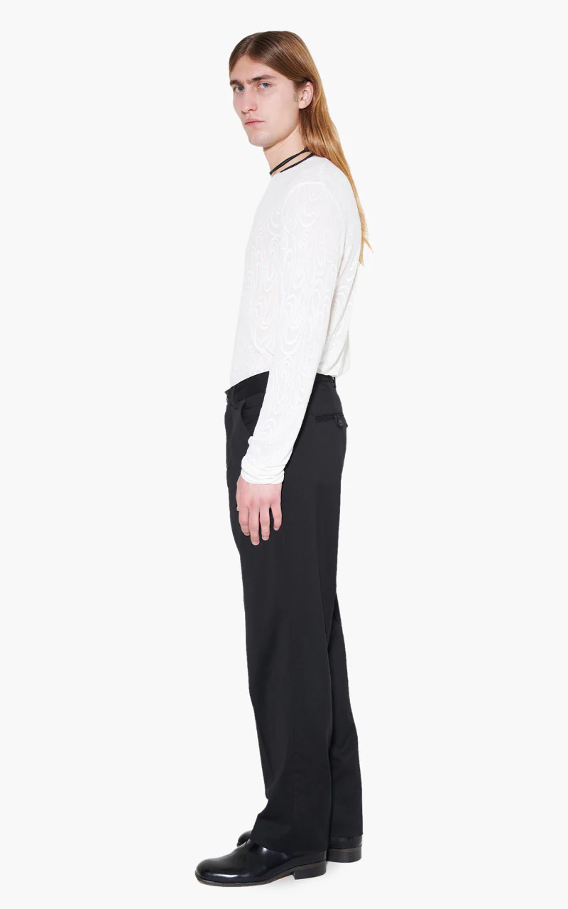 Our Legacy Chino 22 Worsted Wool Black - Image 4