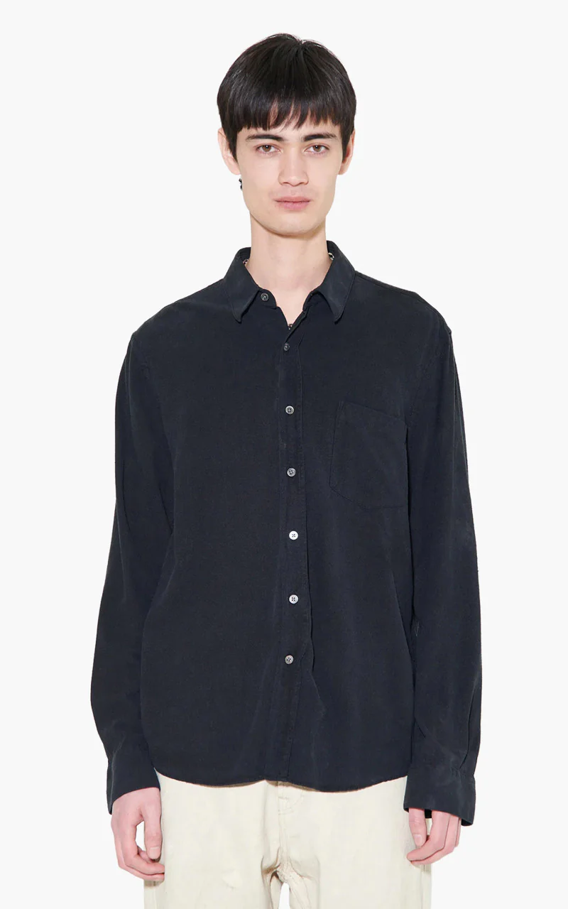 Our Legacy Classic Shirt Black Silk - Image 3