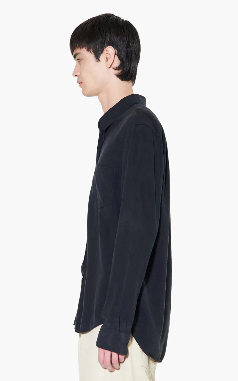 Our Legacy Classic Shirt Black Silk - Image 4