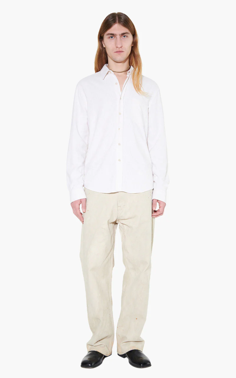 Our Legacy Classic Shirt White Silk - Image 2