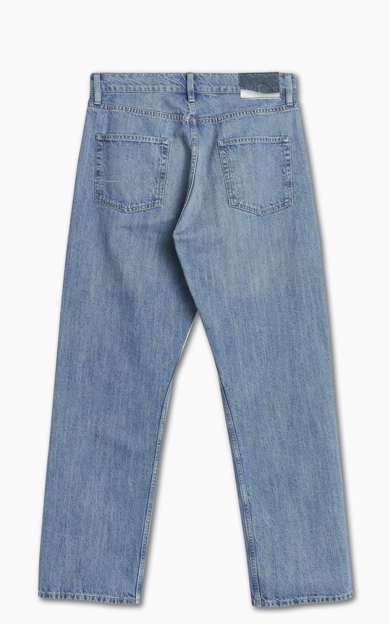 Our Legacy Formal Cut Jeans Mid Blue Bleach Denim - Image 9