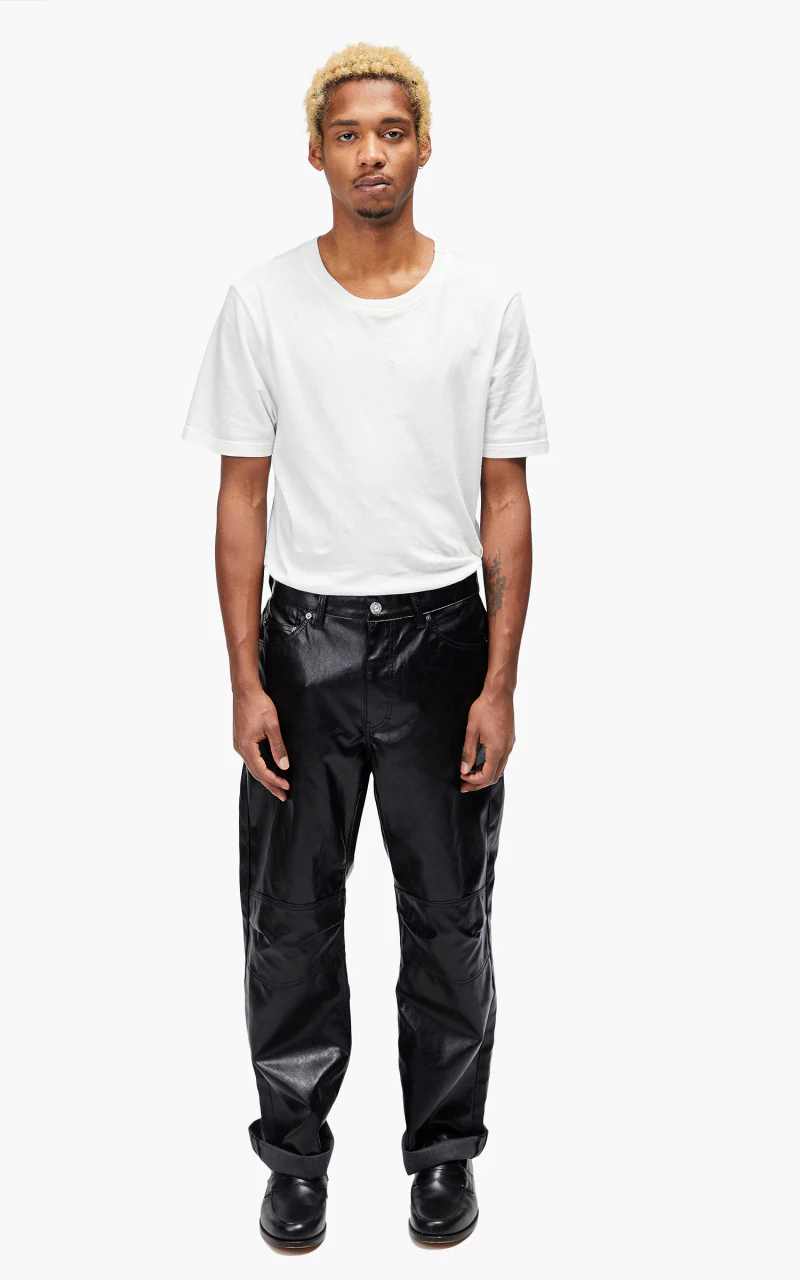 Our Legacy Formal Moto Cut Cageian Black Fake Leather - Image 2