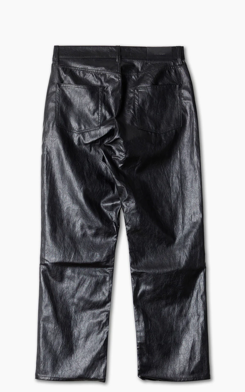 Our Legacy Formal Moto Cut Cageian Black Fake Leather - Image 3