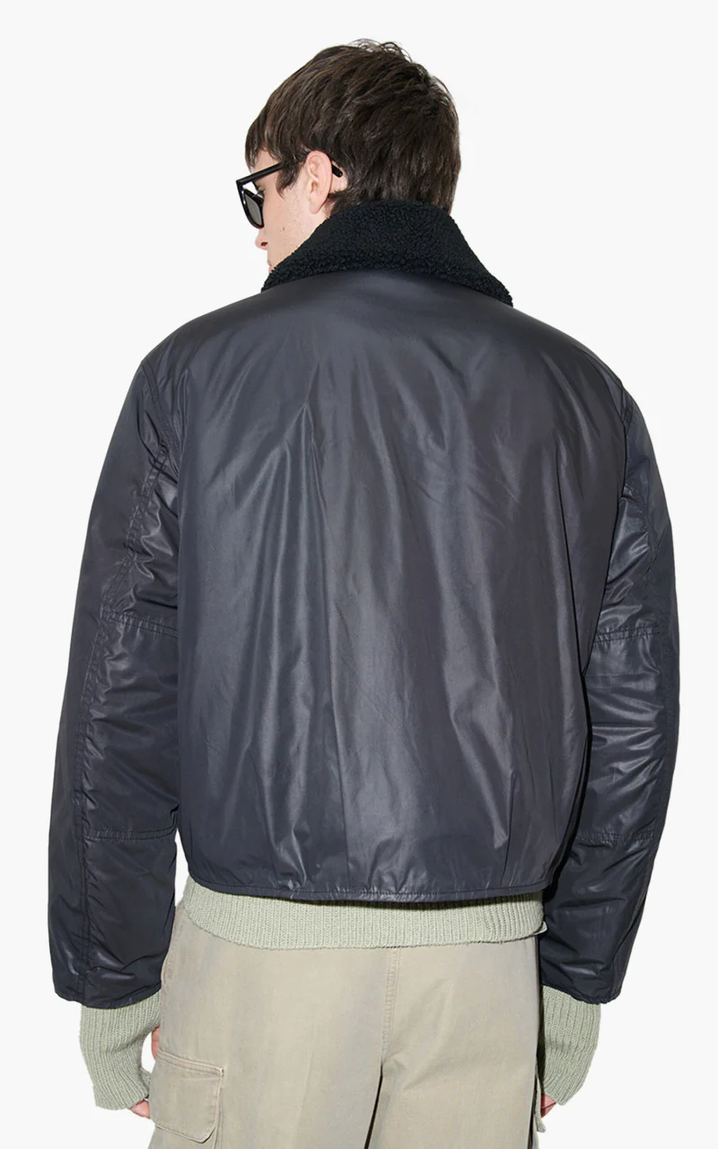 Our Legacy Grizzly Jacket Black Wax Mirage Tech - Image 6