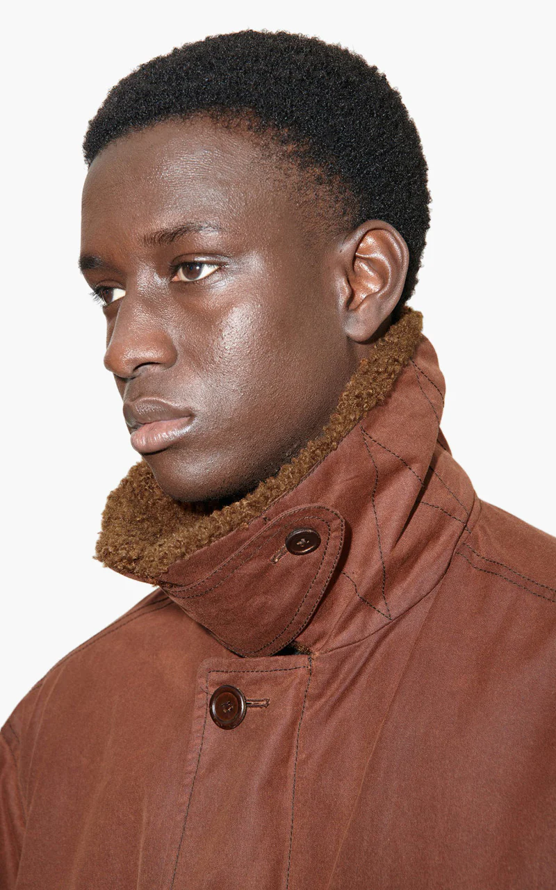 Our Legacy Grizzly Jacket Oxblood Everwax - Image 5