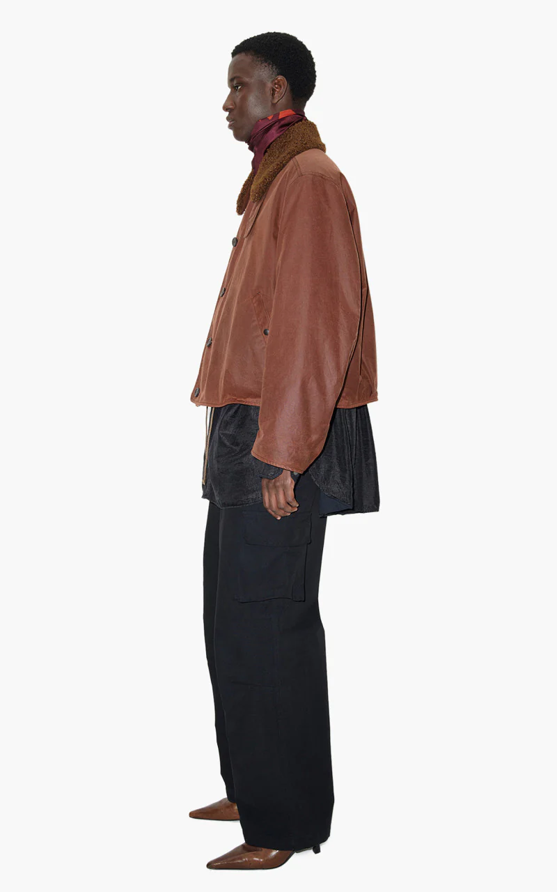 Our Legacy Grizzly Jacket Oxblood Everwax - Image 6