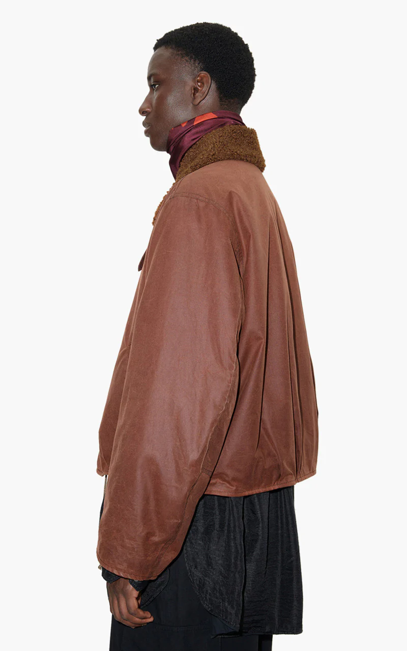 Our Legacy Grizzly Jacket Oxblood Everwax - Image 7