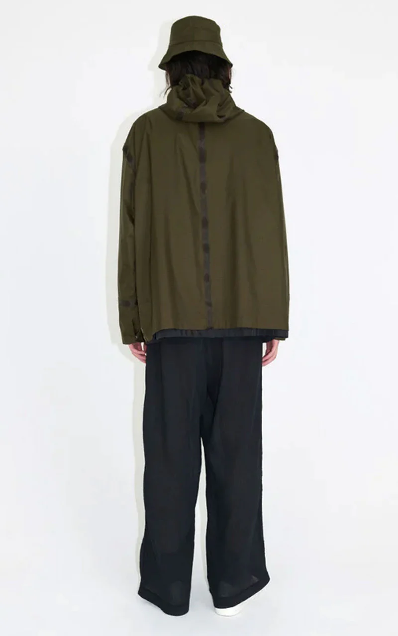 Our Legacy Introspec Jacket Tech Ripstop Army Green - Image 6