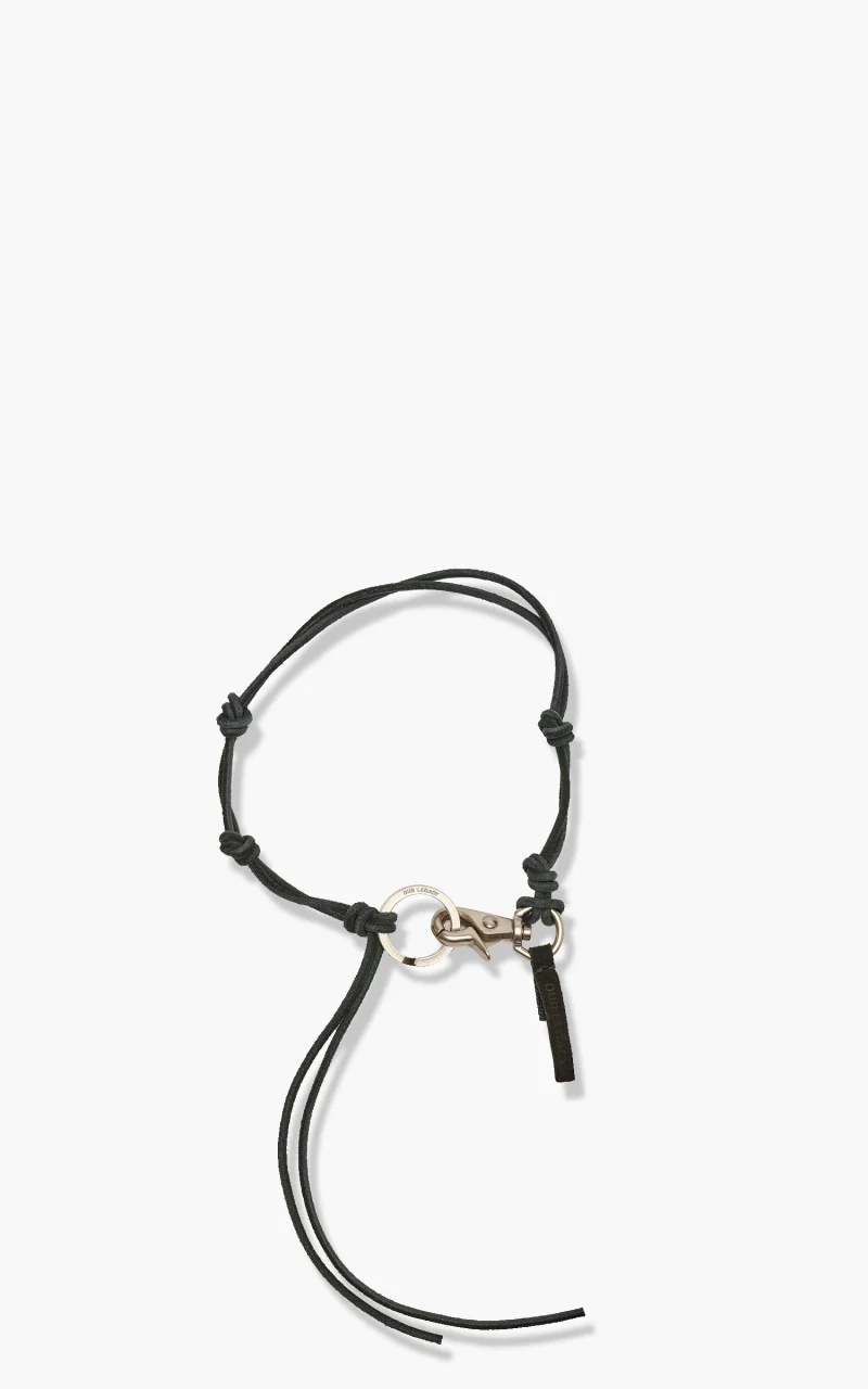 Our Legacy Ladon Keyring Black Leather