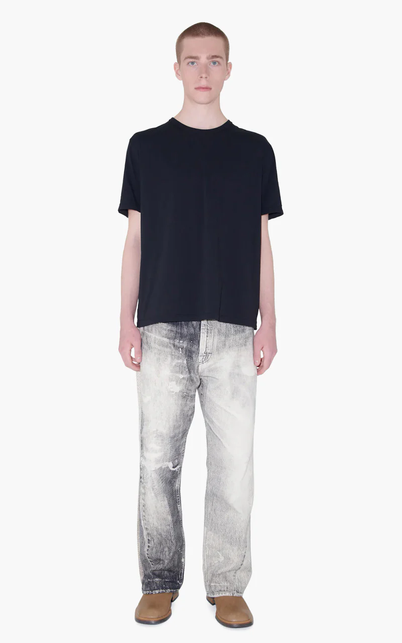 Our Legacy New Box T-Shirt Clean Jersey Black - Image 3