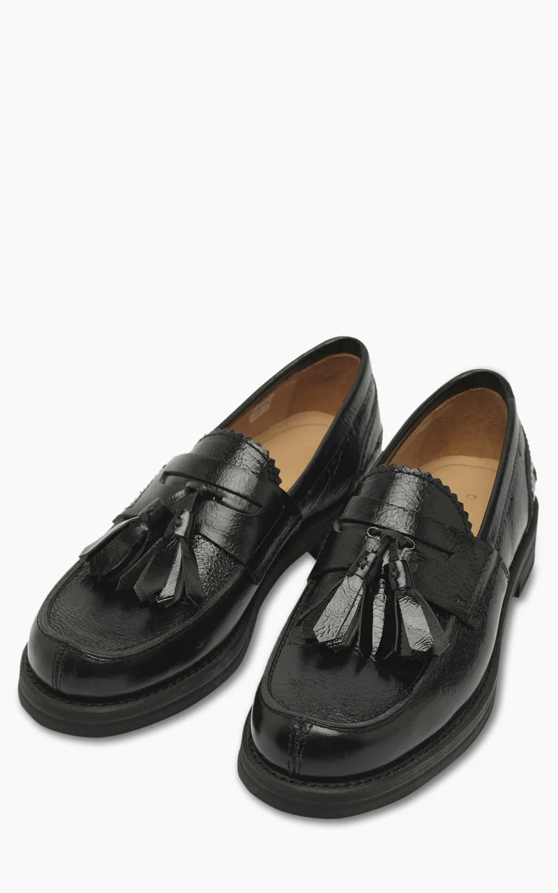 Our Legacy Tassel Loafer Black Cracked Patent Leather - Image 2