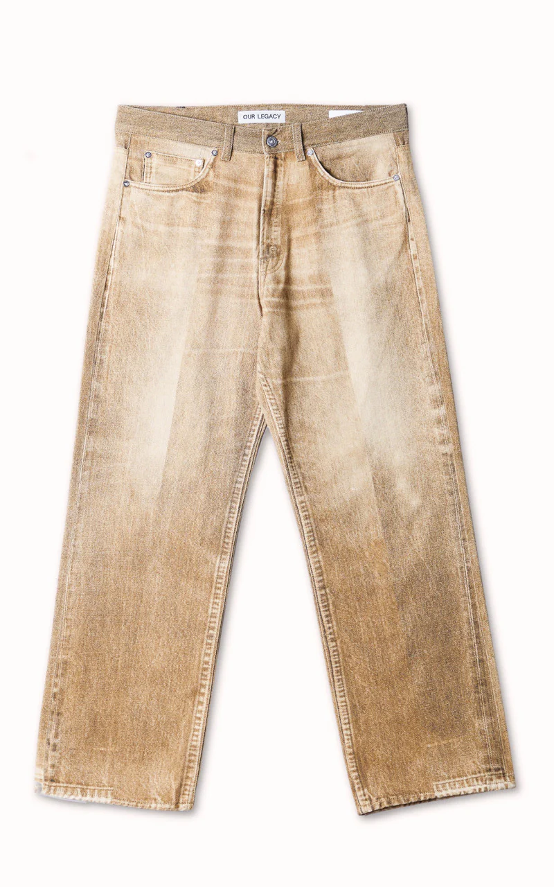 Our Legacy Third Cut Jeans Digital Dual Sand Denim