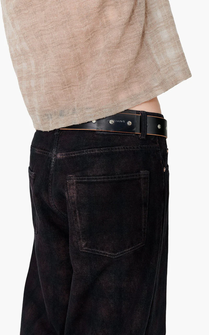 Our Legacy Vast Cut Jeans Overdyed Big Lumberjack Print - Image 6