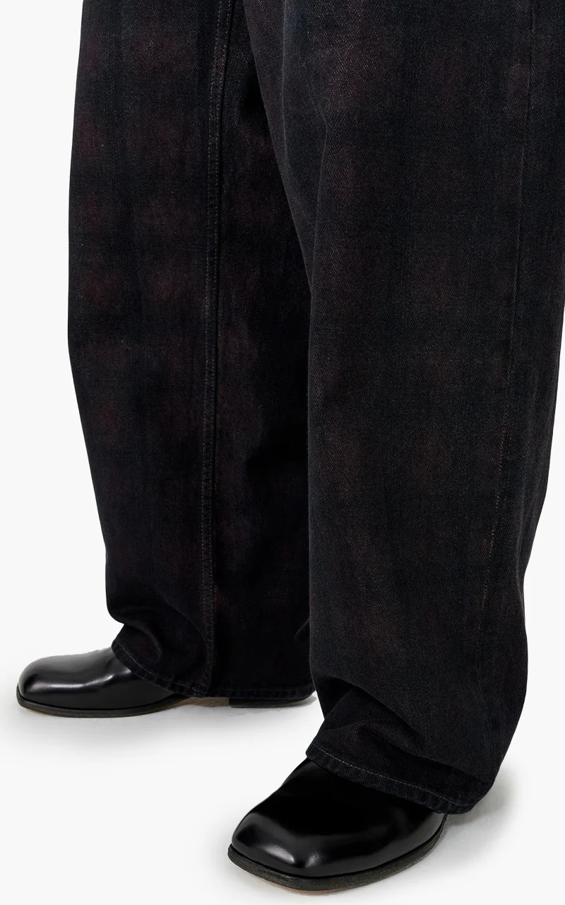 Our Legacy Vast Cut Jeans Overdyed Big Lumberjack Print - Image 7