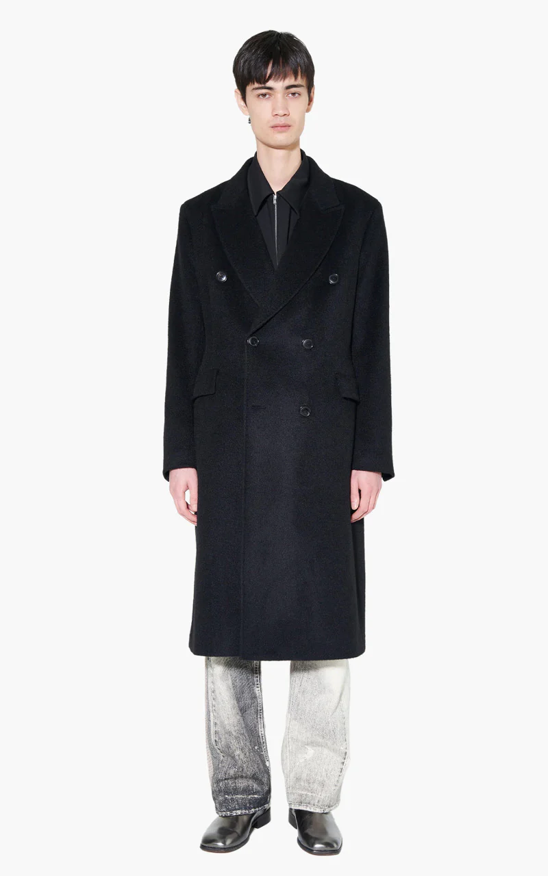 Our Legacy Whale Coat Black Hairy Wool - Image 2