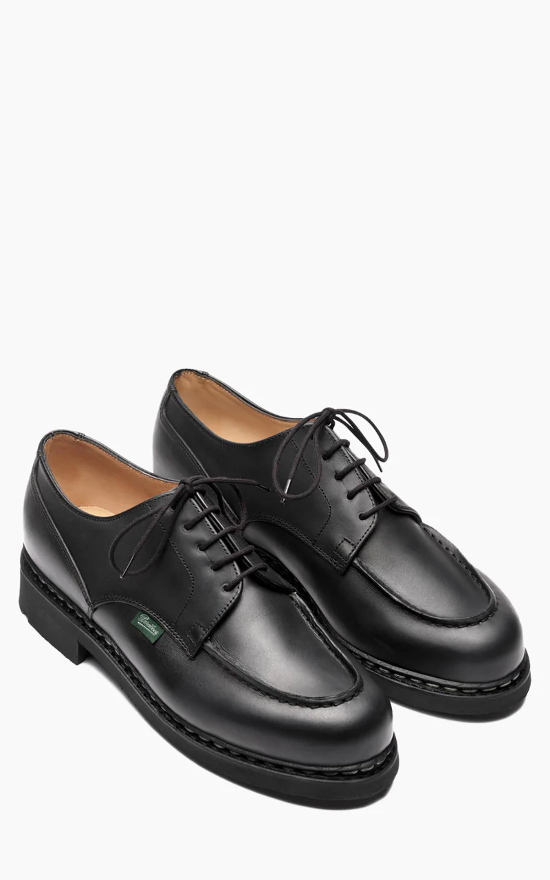 Paraboot Chambord Derby Lisse Black - Image 2