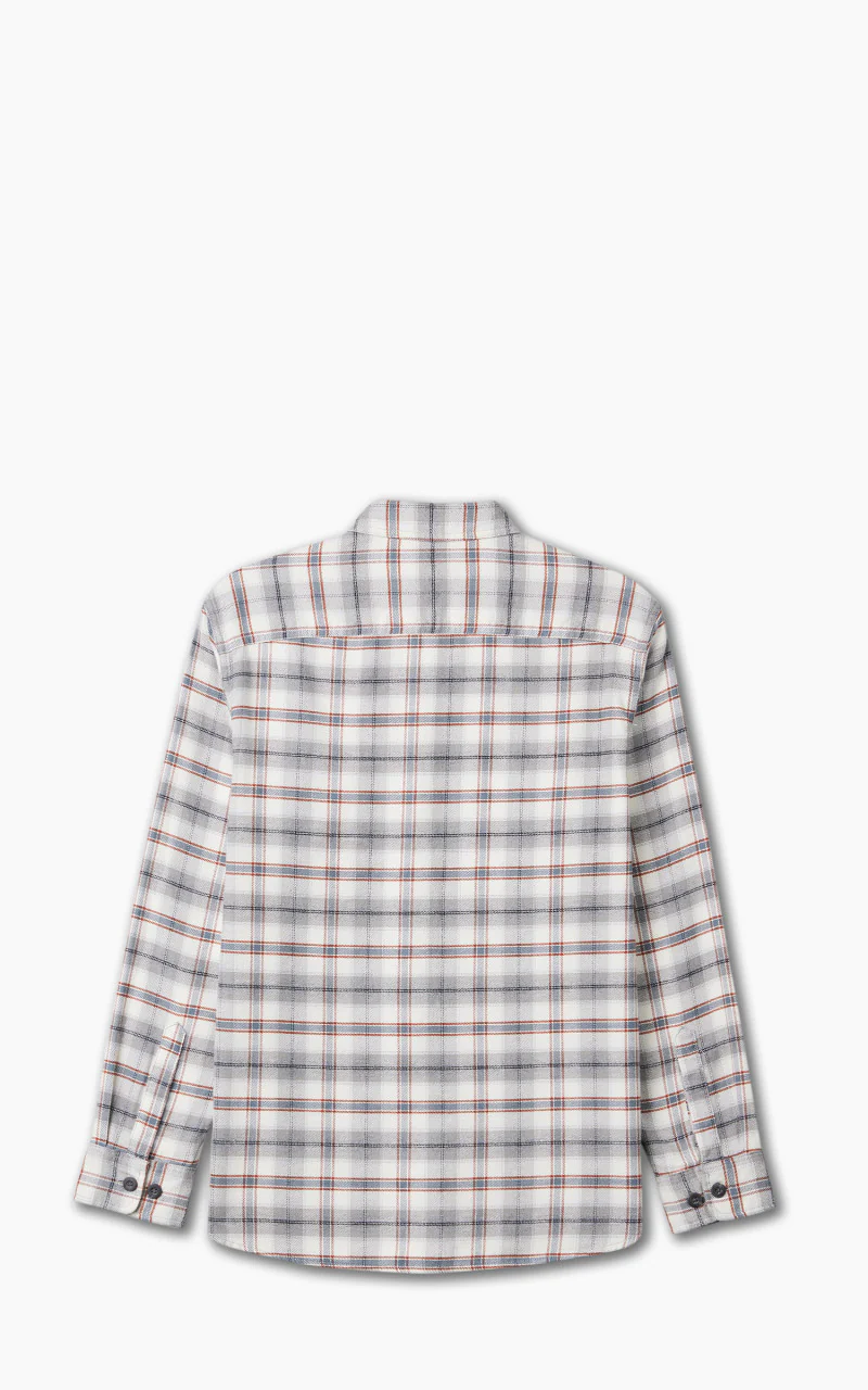 Pendleton Burnside Flannel Shirt Birch/Grey/Red Plaid - Image 3