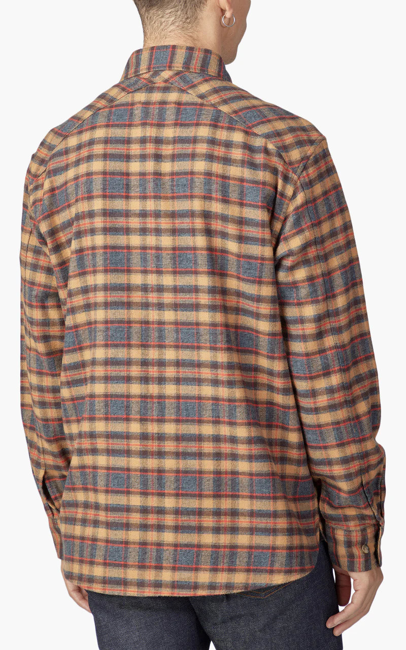 Pendleton Fremont Flannel Shirt Brown/Black/Red Plaid - Image 5