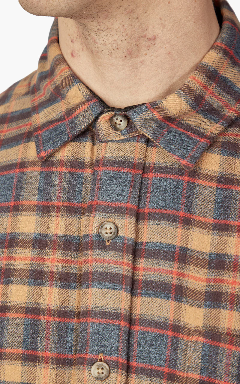 Pendleton Fremont Flannel Shirt Brown/Black/Red Plaid - Image 6