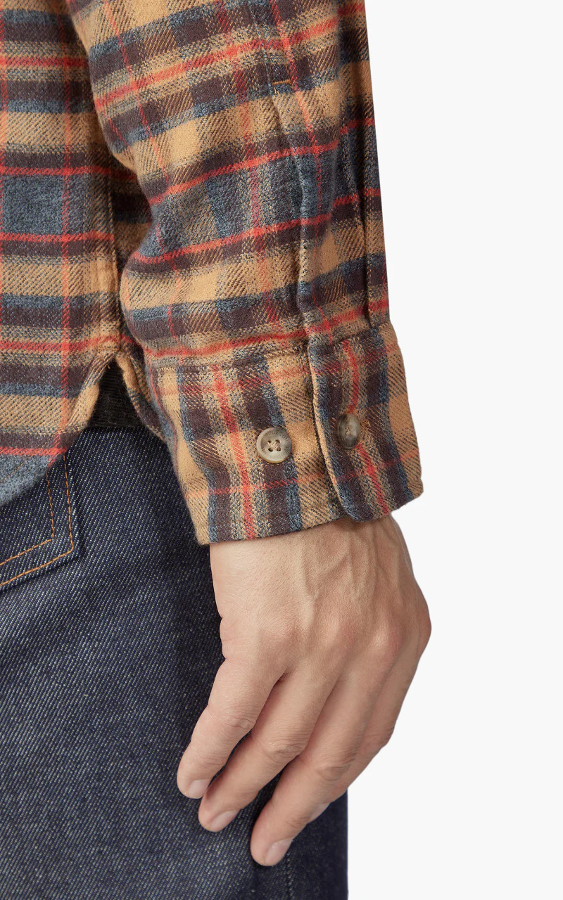 Pendleton Fremont Flannel Shirt Brown/Black/Red Plaid - Image 7