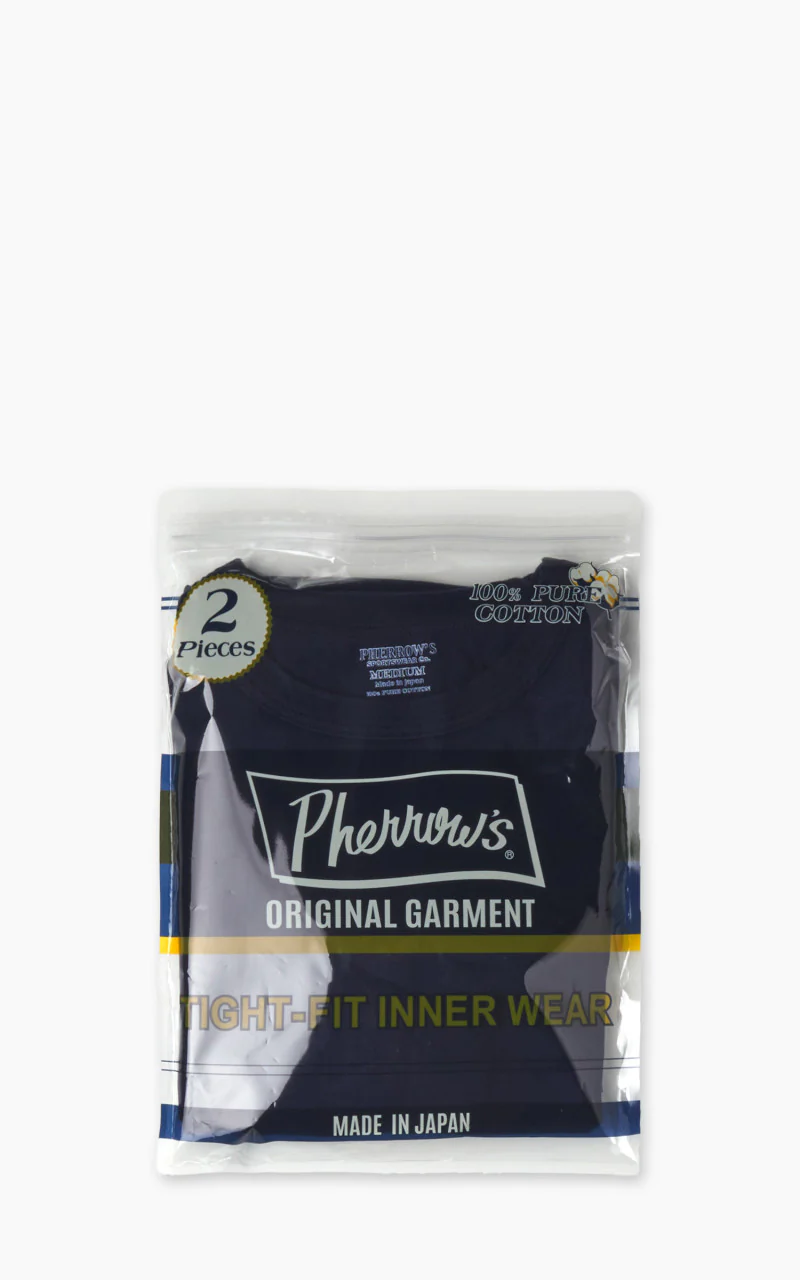 Pherrow's 2-Pack T-Shirt Navy - Image 4