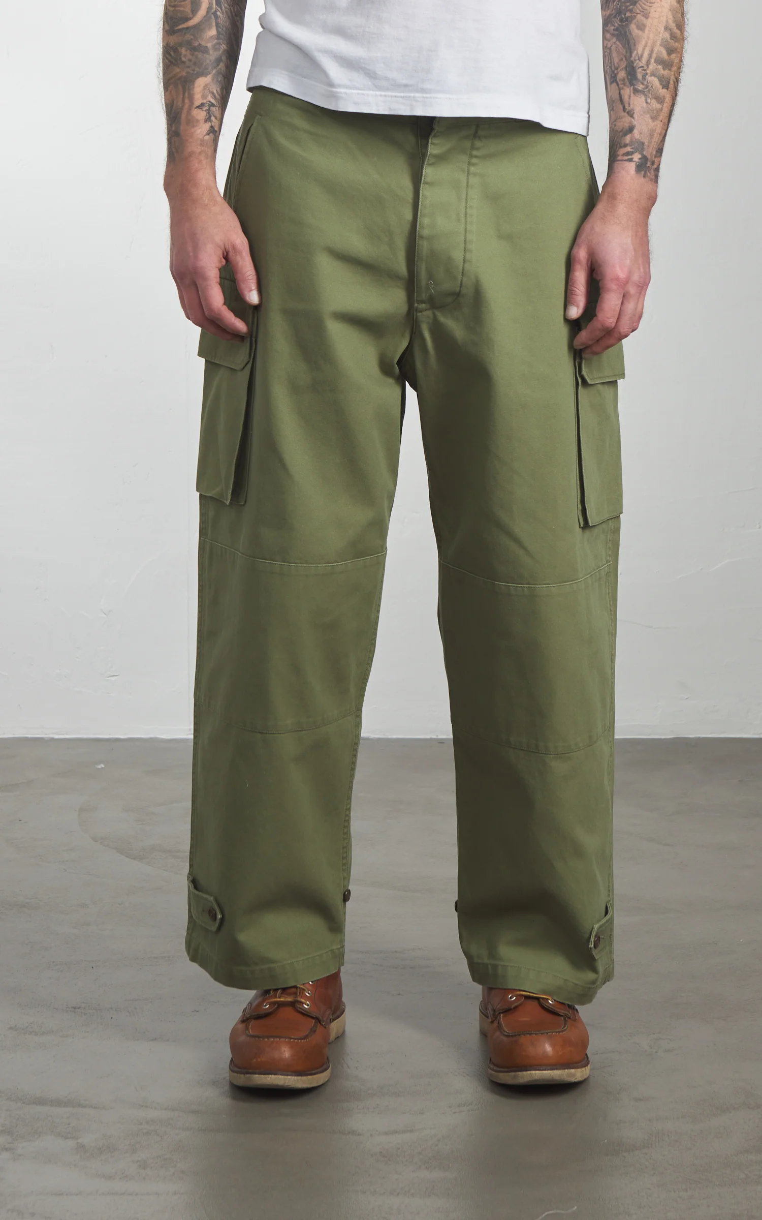 Pherrow's 25W-P-M47 French Military M47 Cargo Pant Olive - Image 2