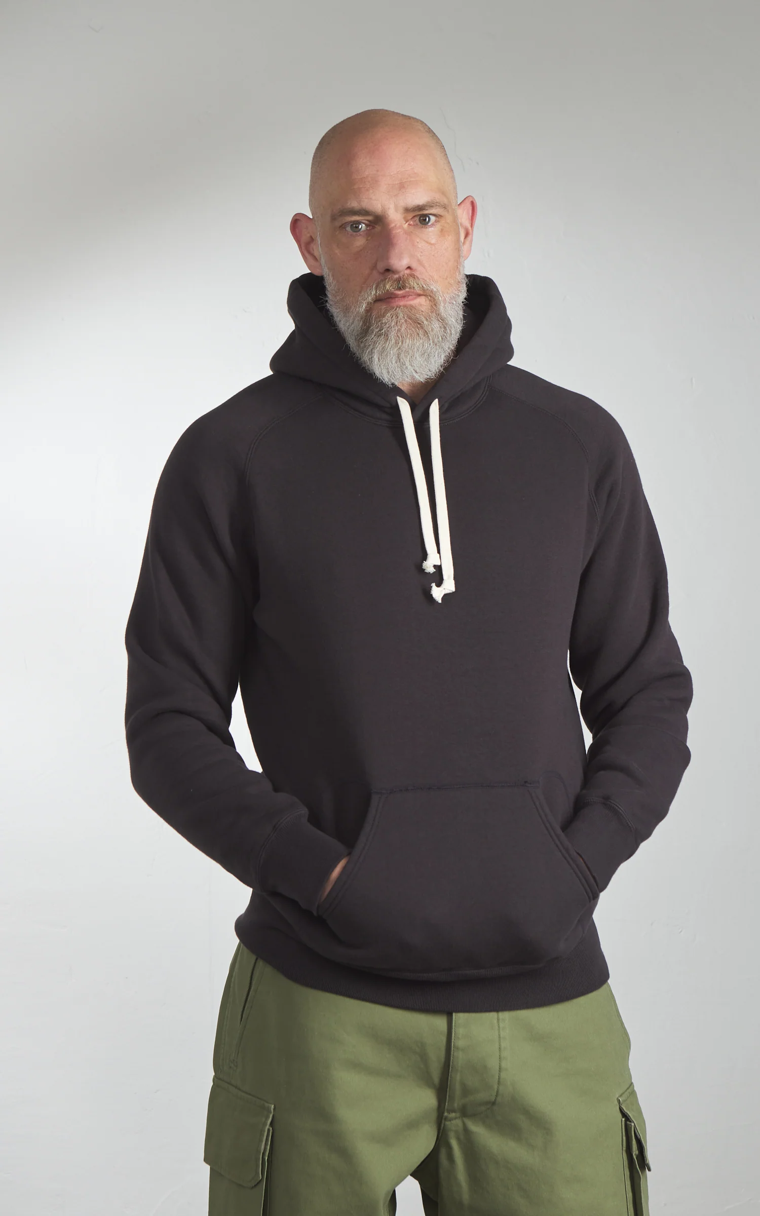 Pherrow's 25W-PVSH Pullover Hoodie Shadow Black - Image 4