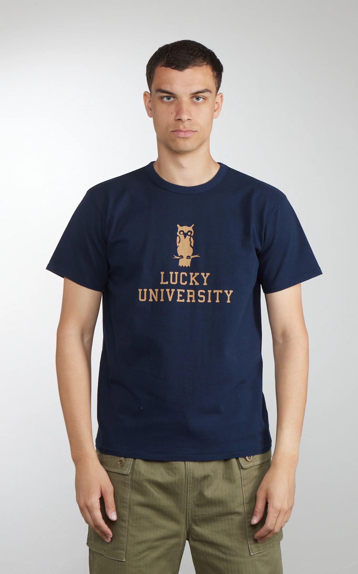 Pherrow's 26S-PMT2 Short Sleeve T-Shirt Navy - Image 2