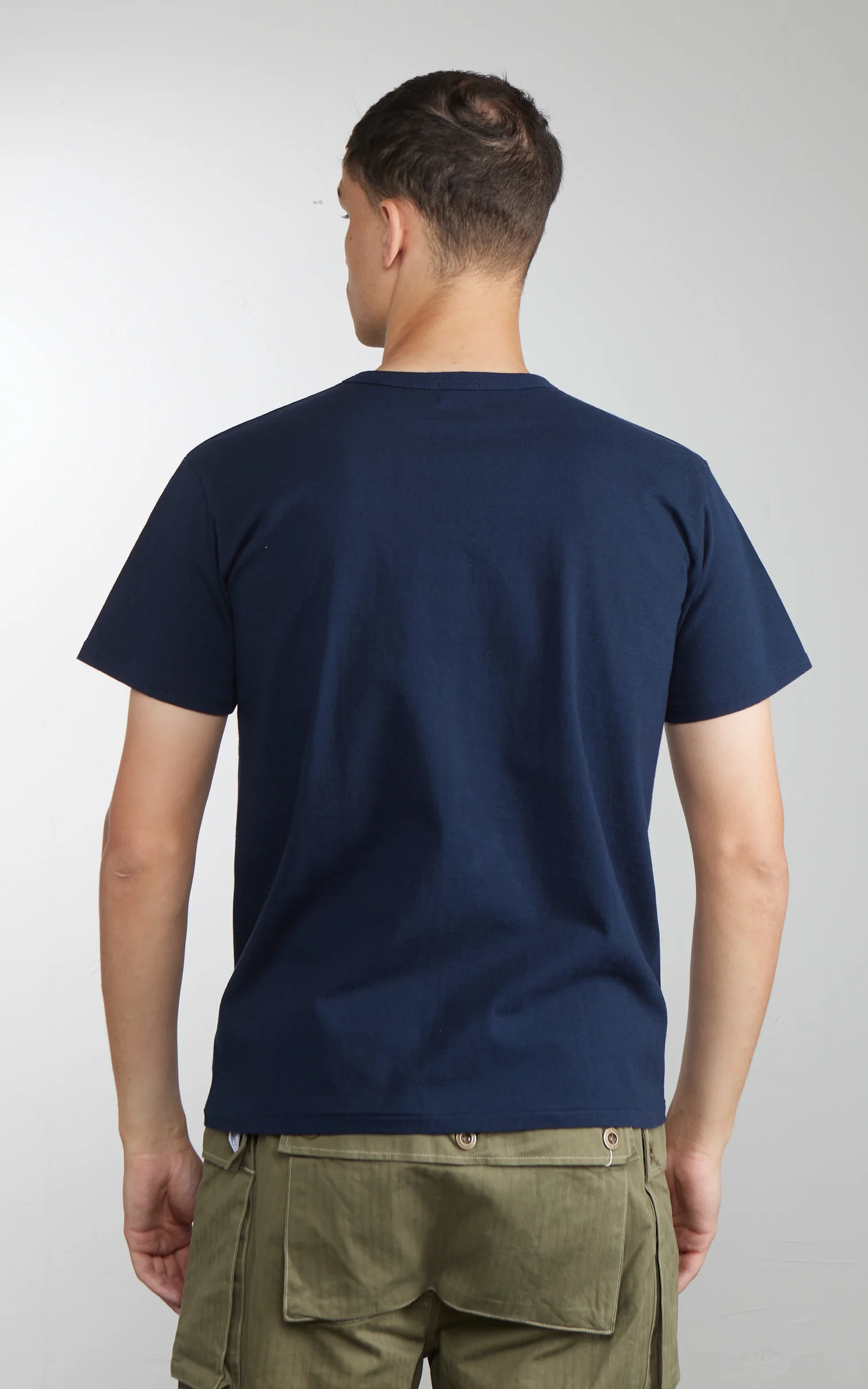 Pherrow's 26S-PMT2 Short Sleeve T-Shirt Navy - Image 4