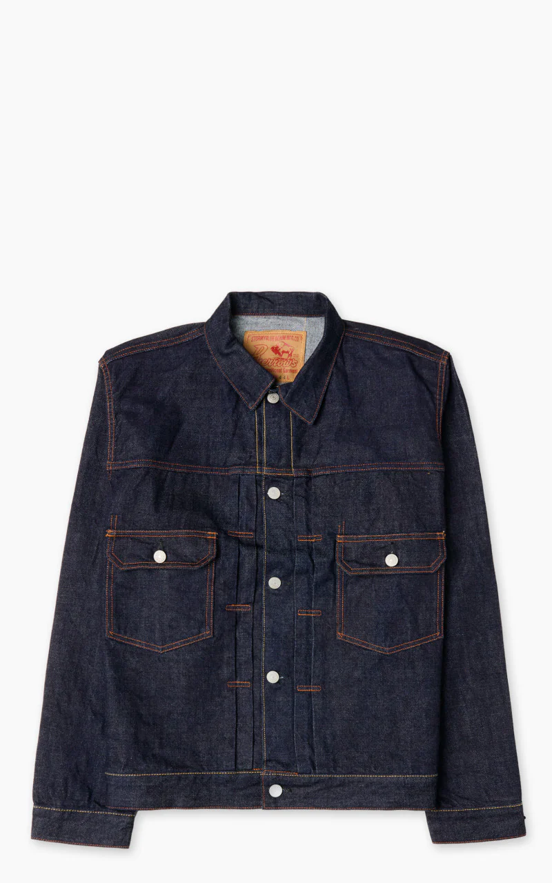 Pherrow's 407J-SW Type 2 Denim Jacket Indigo