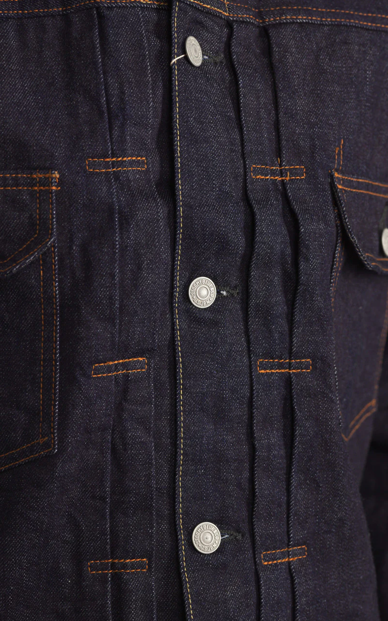 Pherrow's 407J-SW Type 2 Denim Jacket Indigo - Image 4