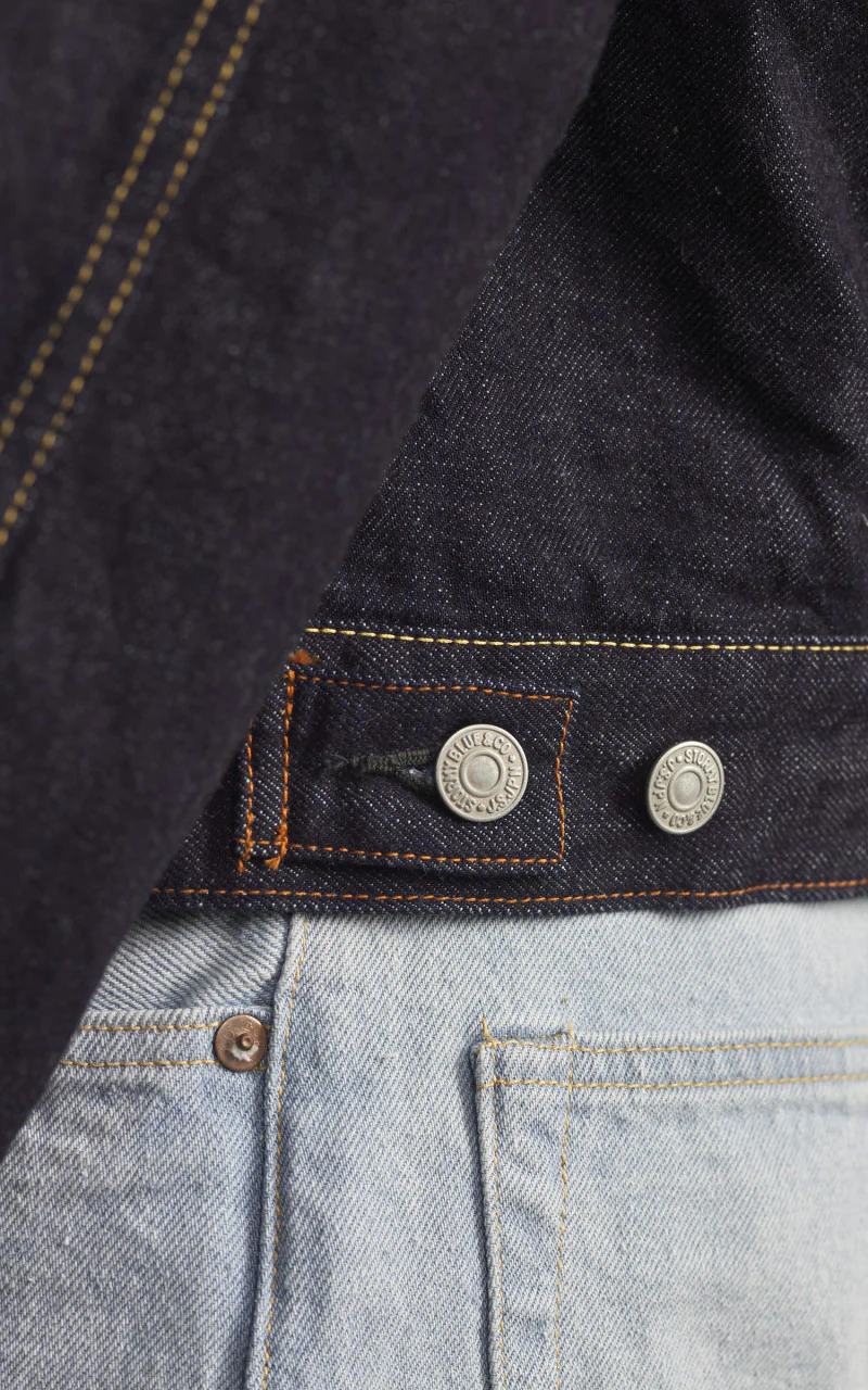 Pherrow's 407J-SW Type 2 Denim Jacket Indigo - Image 7