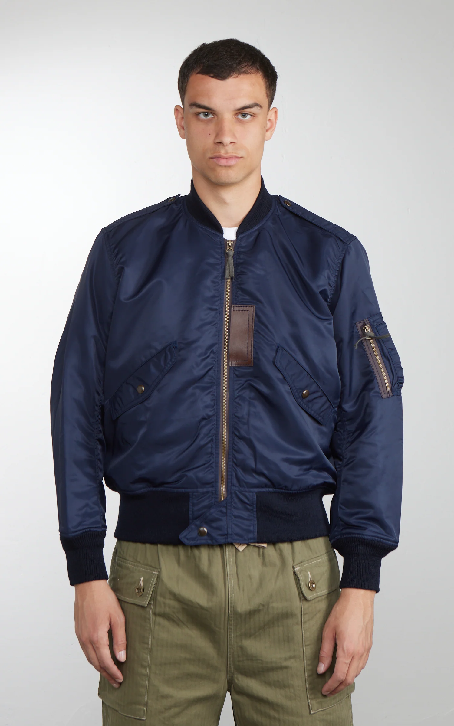 Pherrow's 26S-L-2A(TEST) "35th Anniversary" Flight Jacket Air Force Blue - Image 2