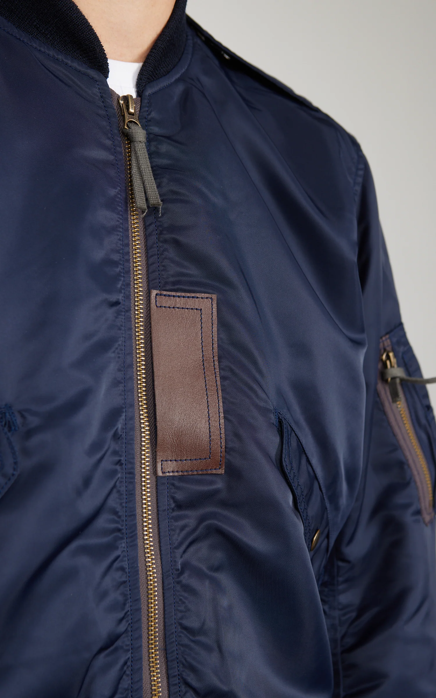 Pherrow's 26S-L-2A(TEST) "35th Anniversary" Flight Jacket Air Force Blue - Image 4