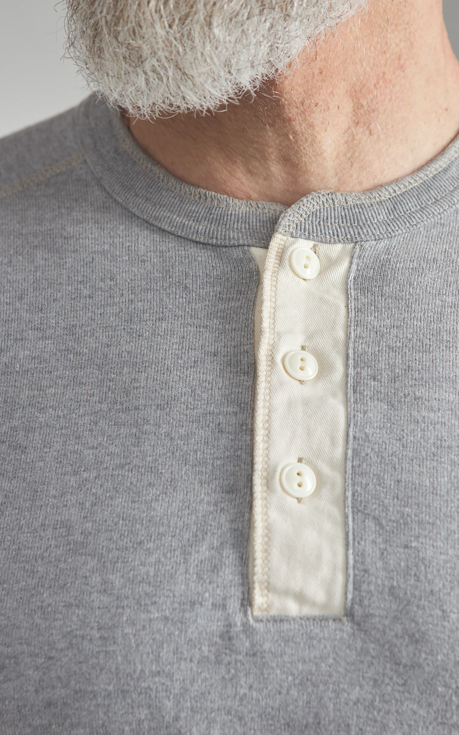 Pherrow's PCT2 Henley Longsleeve Ash Grey - Image 3