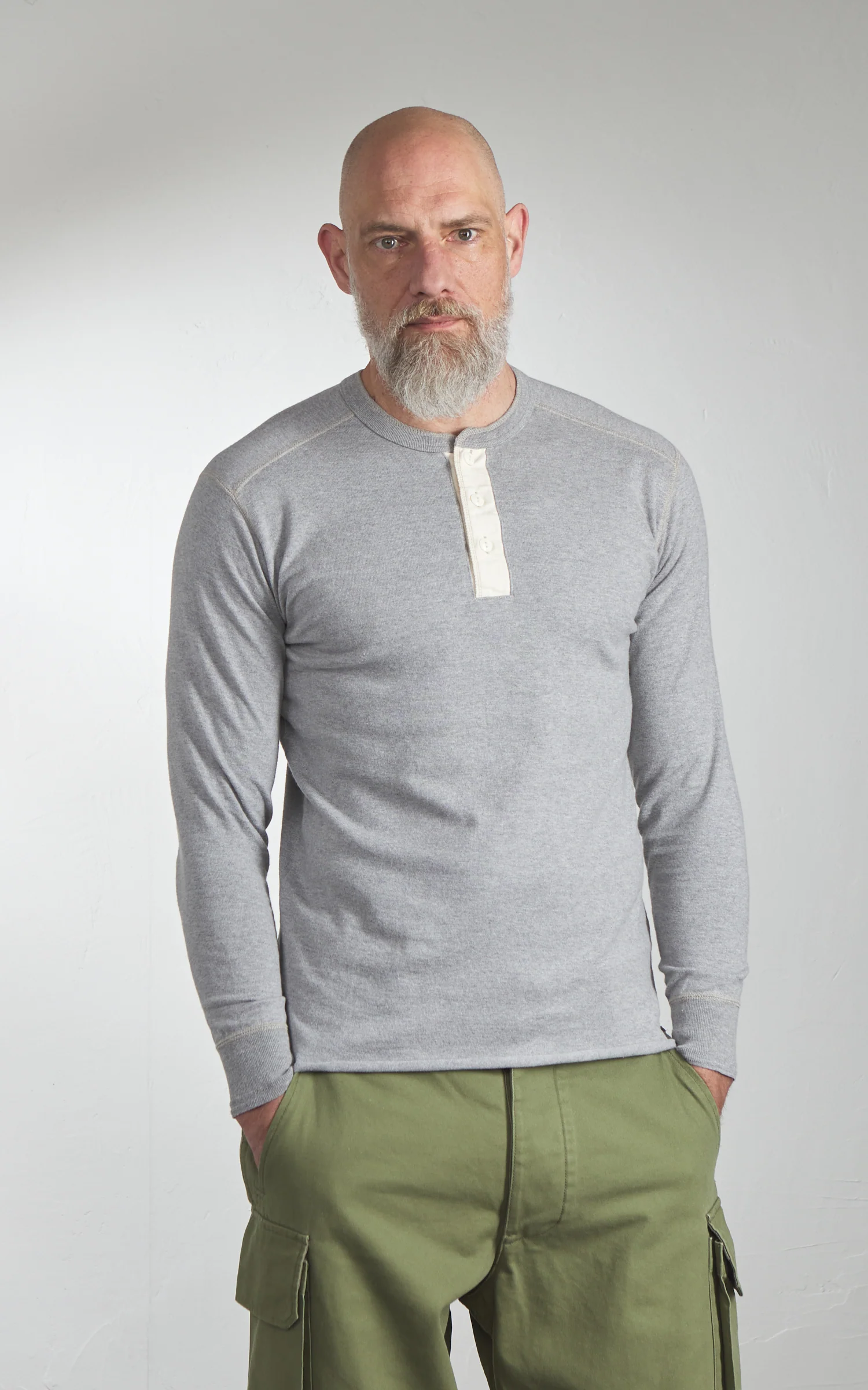 Pherrow's PCT2 Henley Longsleeve Ash Grey - Image 4