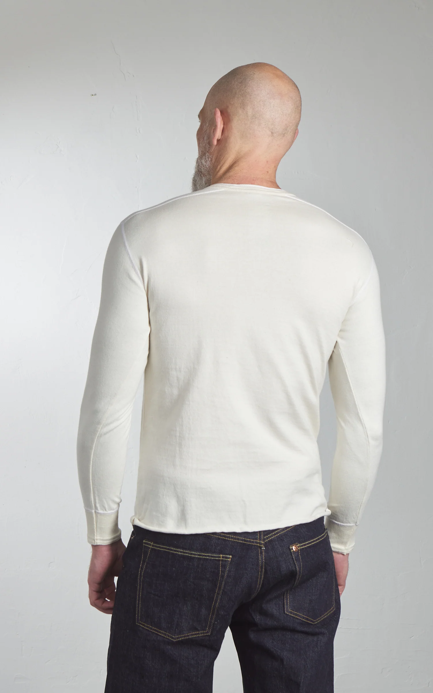 Pherrow's PCT2 Henley Longsleeve Oatmeal - Image 5