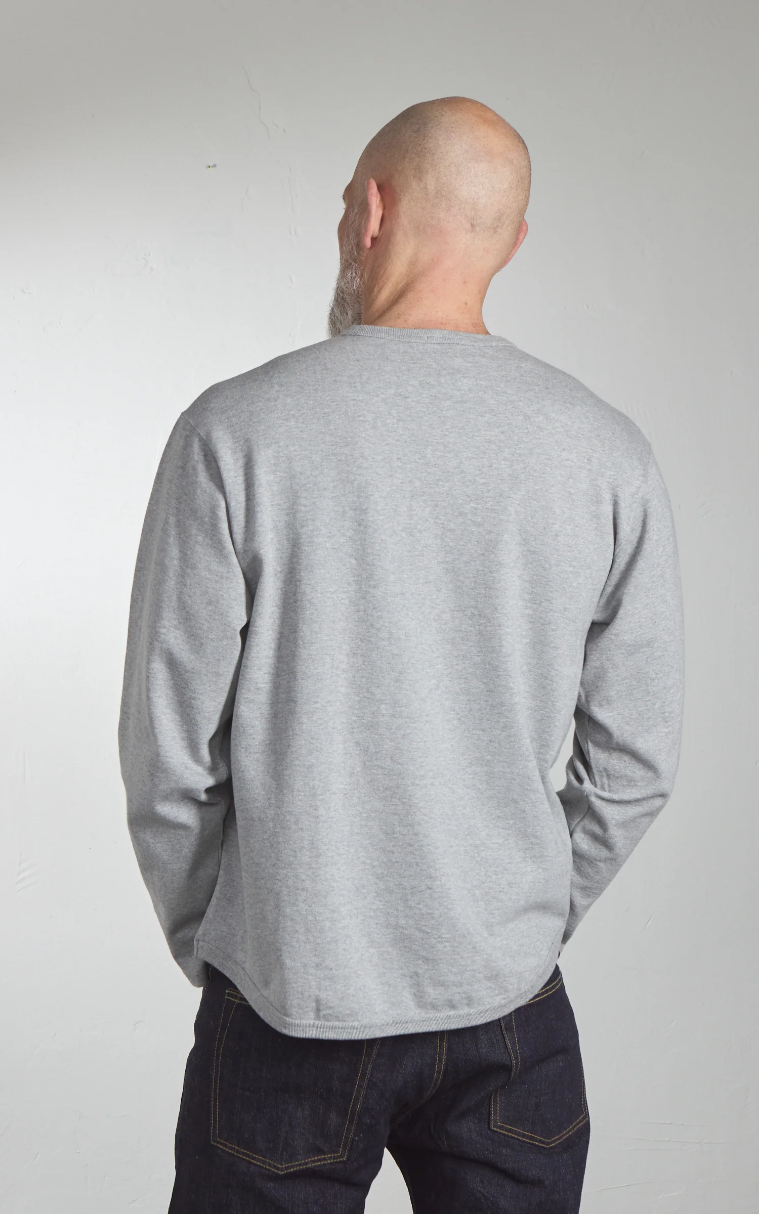 Pherrow's PLFT1 Football Longsleeve Tee Grey - Image 5