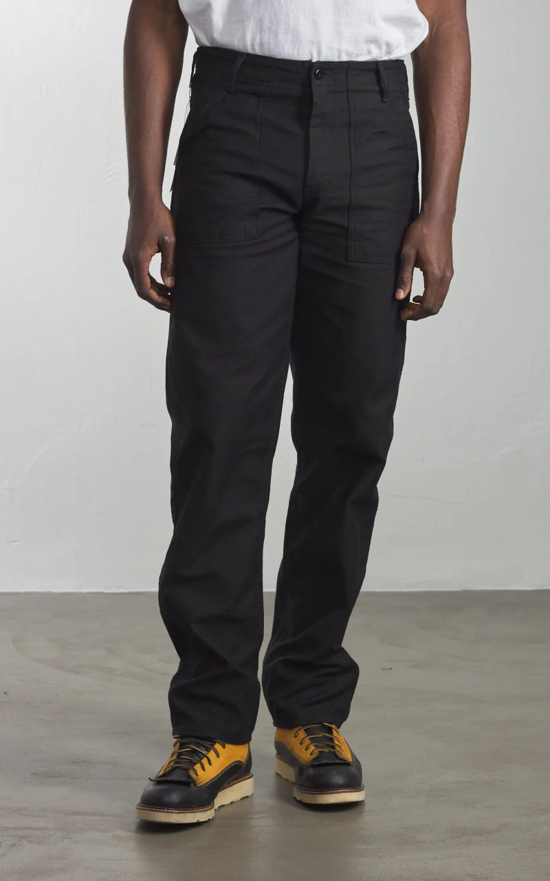 Pherrow's PUP1 Baker Pants Back Satin Black - Image 2