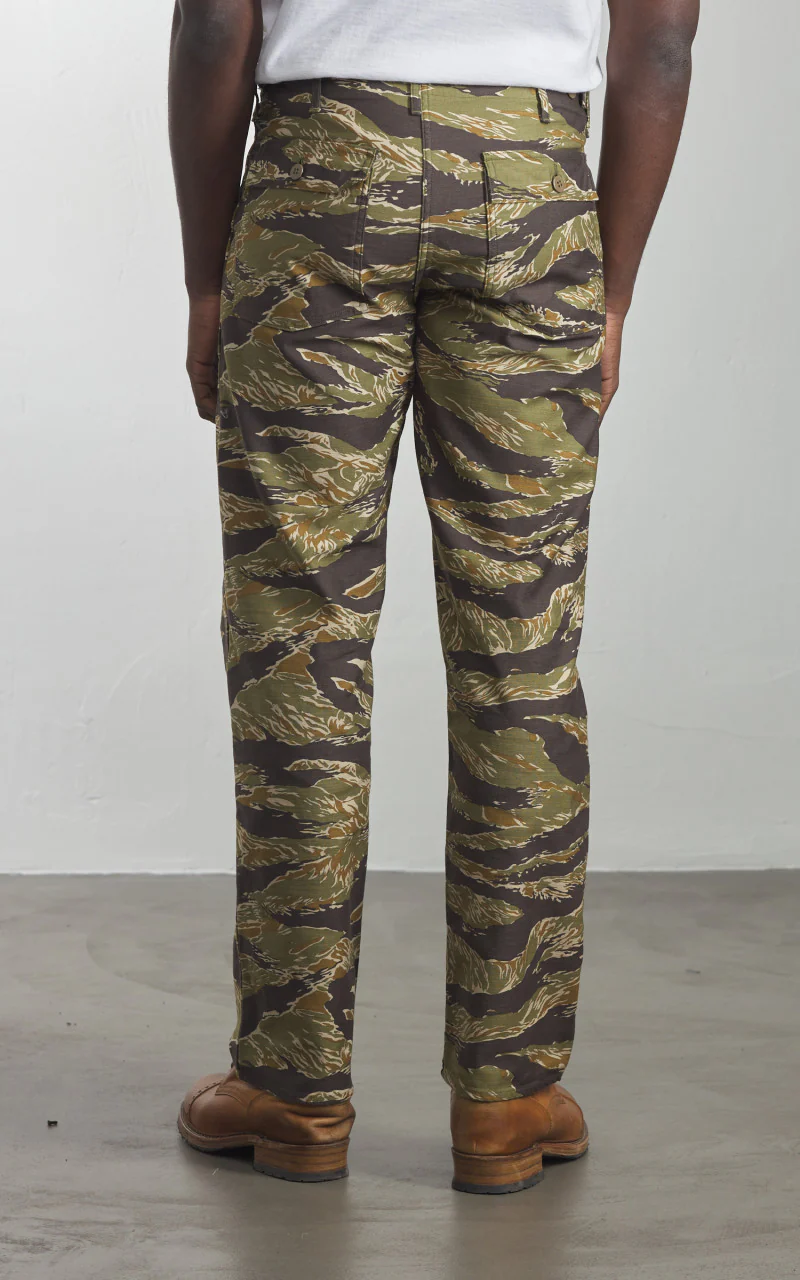 Pherrow's PUP1 Baker Pants Back Satin Tiger Stripe - Image 5