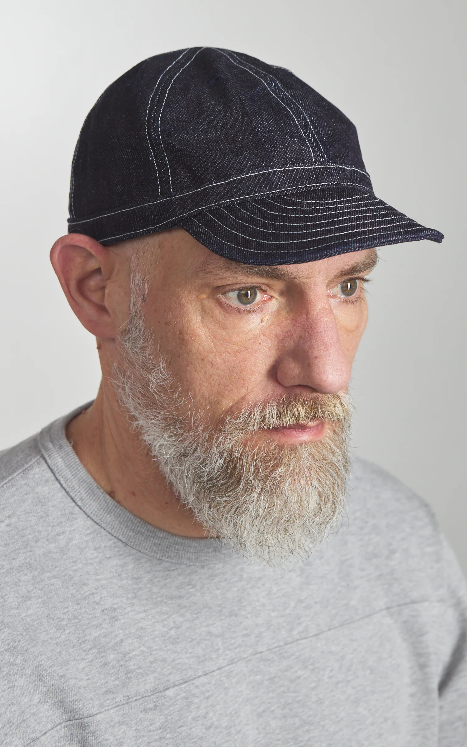 Pherrow's PWCC1 Mechanical Cap Denim Indigo - Image 2